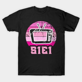 Pink Retro T-Shirt